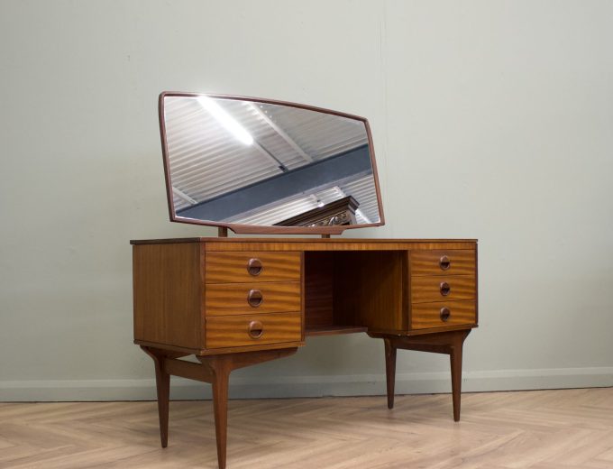 Mid Century Teak Dressing Table or Desk from Butilux, 1960s #1885 0