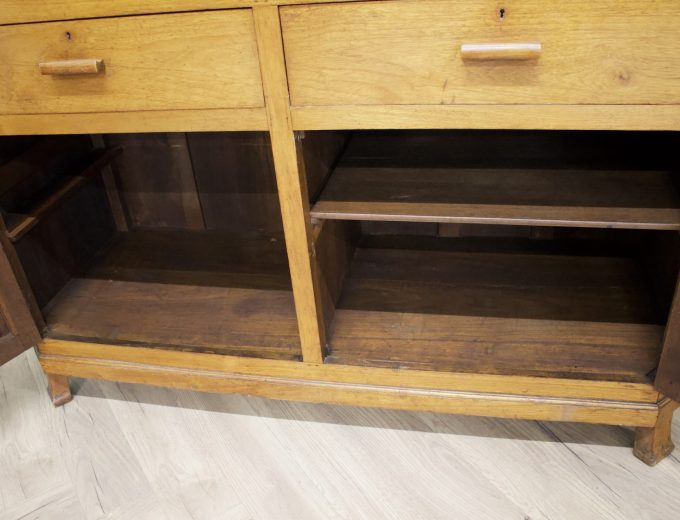 Vintage Oak Art Deco Sideboard, 1930s #1886 1