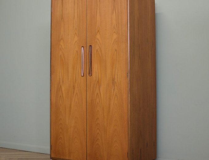 Mid Century Teak Fresco Double Door Wardrobe from G Plan, 1960s #2168 5