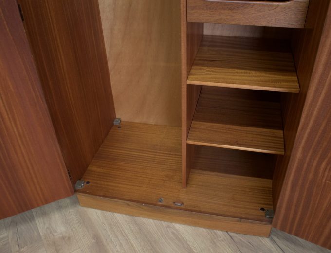 Mid Century Teak Fresco Double Door Wardrobe from G Plan, 1960s #2168 4