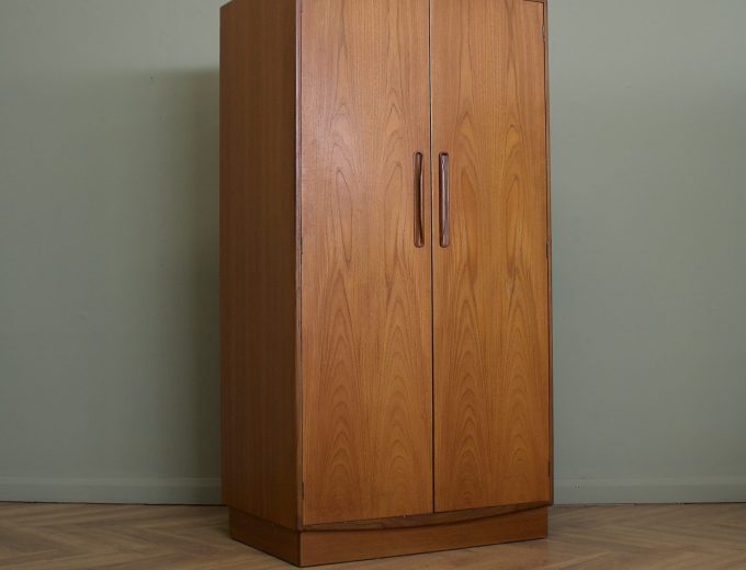 Mid Century Teak Fresco Double Door Wardrobe from G Plan, 1960s #2168 0