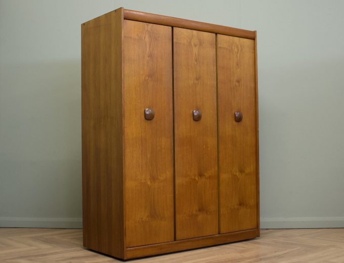 Mid Century Teak Wardrobe from Elliots of Newbury, 1960s #2185 2 of 2 0