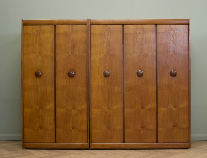 Mid Century Teak Wardrobe from Elliots of Newbury, 1960s #2186 1 of 2 8
