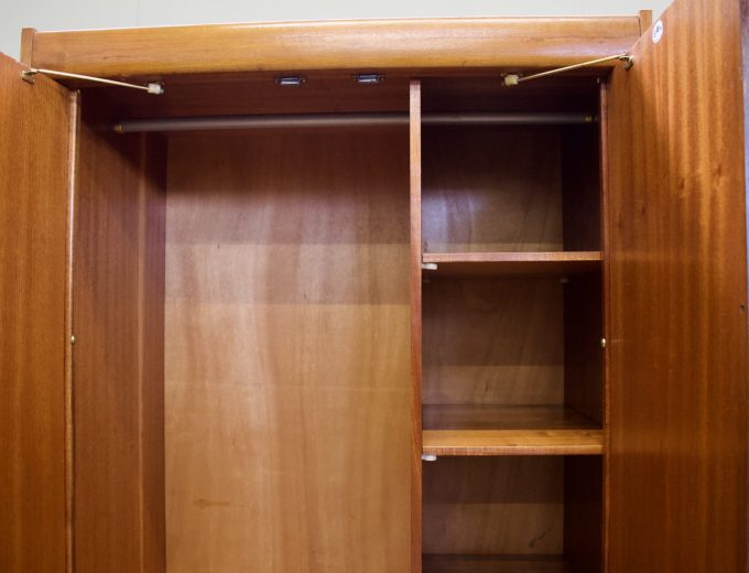 Mid Century Teak Wardrobe from Elliots of Newbury, 1960s #2186 1 of 2 1