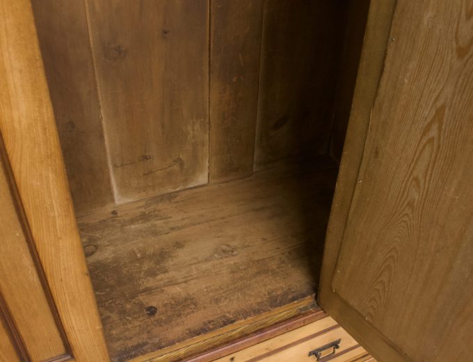 Antique Edwardian Ash Wardrobe, 1900s #2217 2