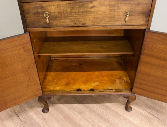 Vintage Georgian Style Tallboy Cabinet, 1930s #2190 3