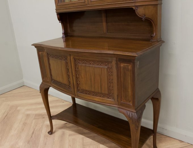 Antique Edwardian Mahogany Glazed Display Cabinet from Waring and Gillow #2162 7