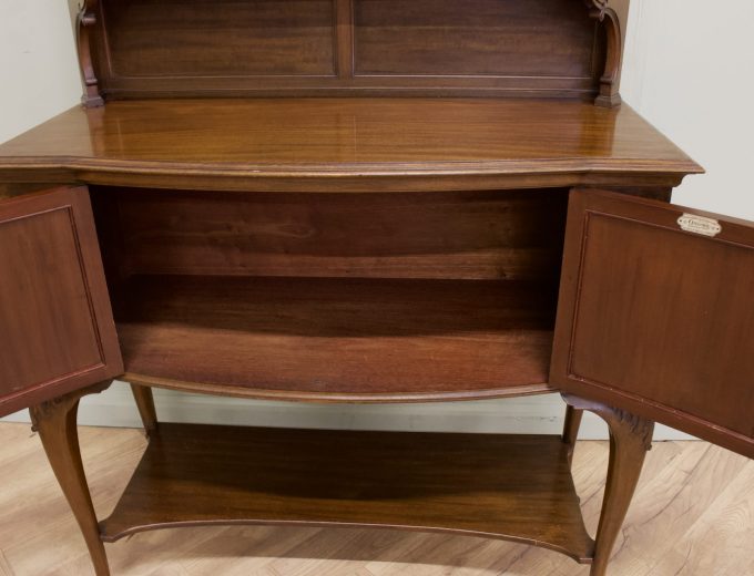 Antique Edwardian Mahogany Glazed Display Cabinet from Waring and Gillow #2162 3