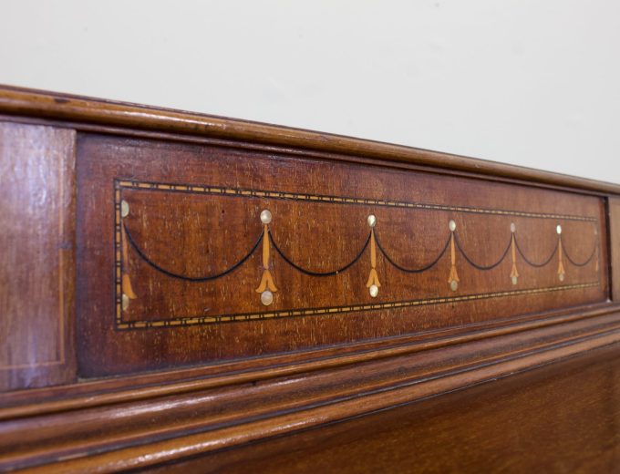 Edwardian Walnut Tallboy Cabinet Chest, 1910s #2192 2